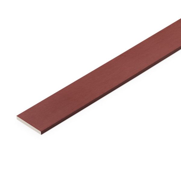 Ceiling RBShera | Ceiling Strip Smooth Red Mahogany Square-Cut Edge