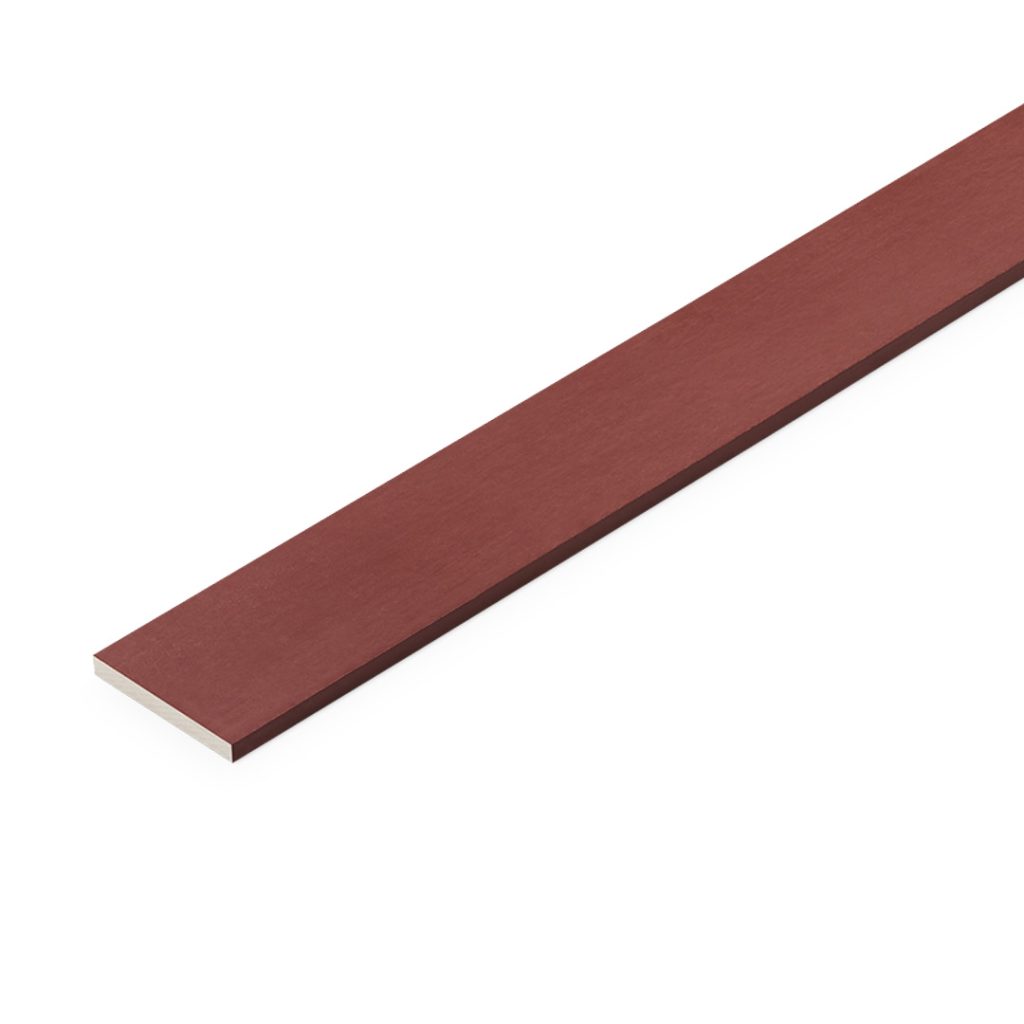 Ceiling RBShera | Ceiling Strip Smooth Red Mahogany Square-Cut Edge